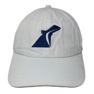 Carnival Slideback Hat White One Size Adjustable Embroidered Logo 6 Panel